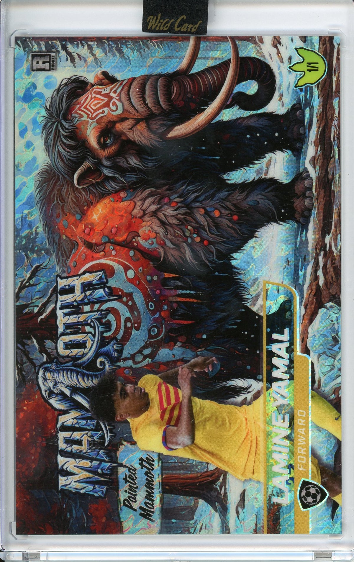 2025 Wild Card Painted Mammoth Lamine Yamal 1/1 National Exclusive DMPNM305-LY08