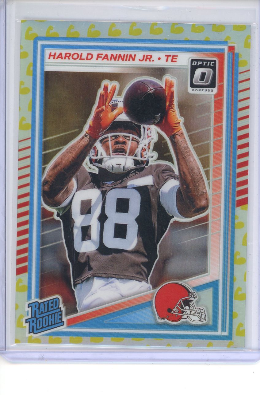 2025 Donruss Optic Harold Fannin Jr. No 284 Rated Rookie Arm Emoji /199