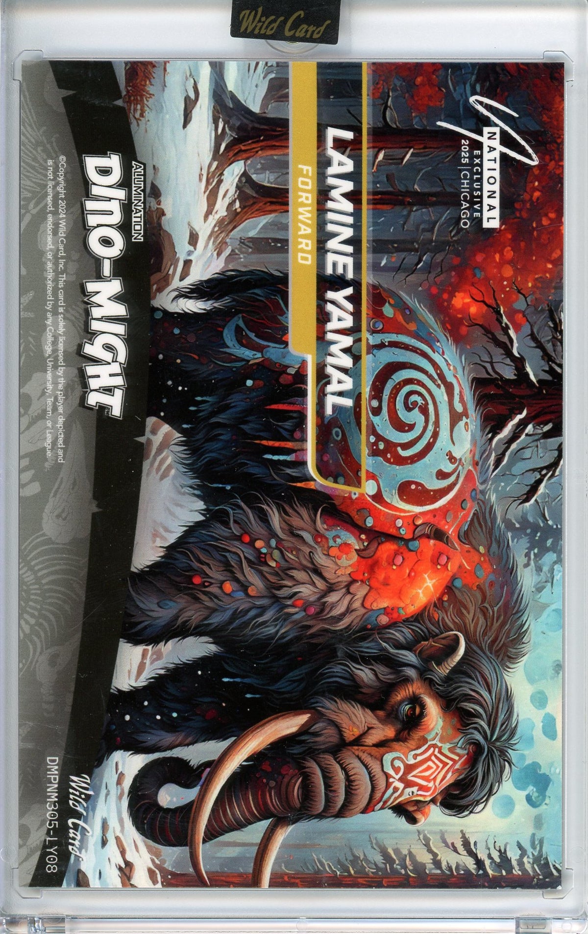 2025 Wild Card Painted Mammoth Lamine Yamal 1/1 National Exclusive DMPNM305-LY08