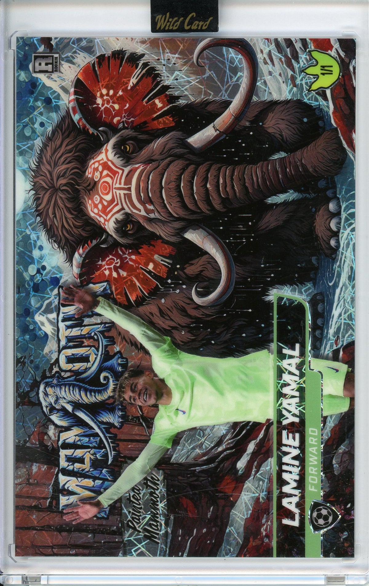 2025 Wild Card Painted Mammoth Lamine Yamal 1/1 National Exclusive DMPNM302-LY05