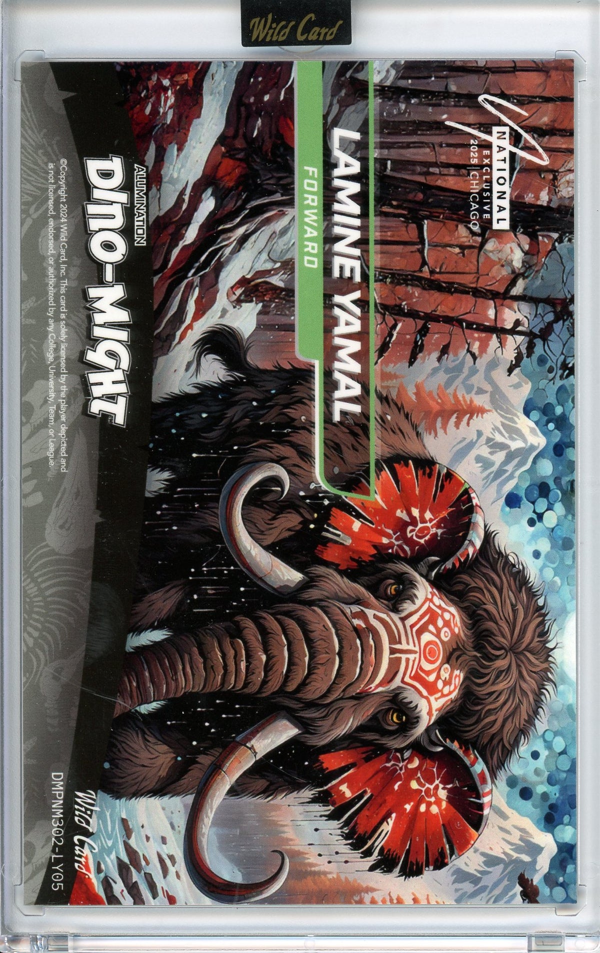 2025 Wild Card Painted Mammoth Lamine Yamal 1/1 National Exclusive DMPNM302-LY05