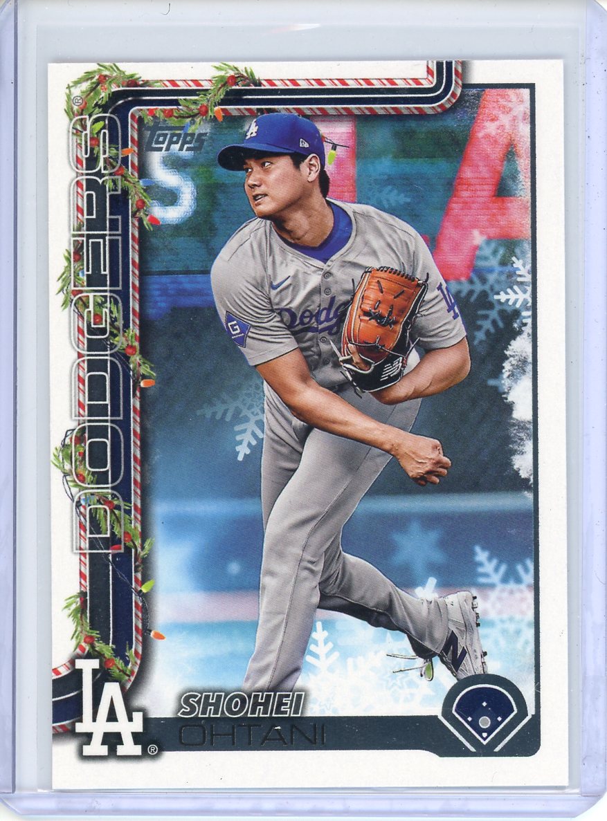 2025 Topps Holiday Shohei Ohtani Holiday Back SSP #H1