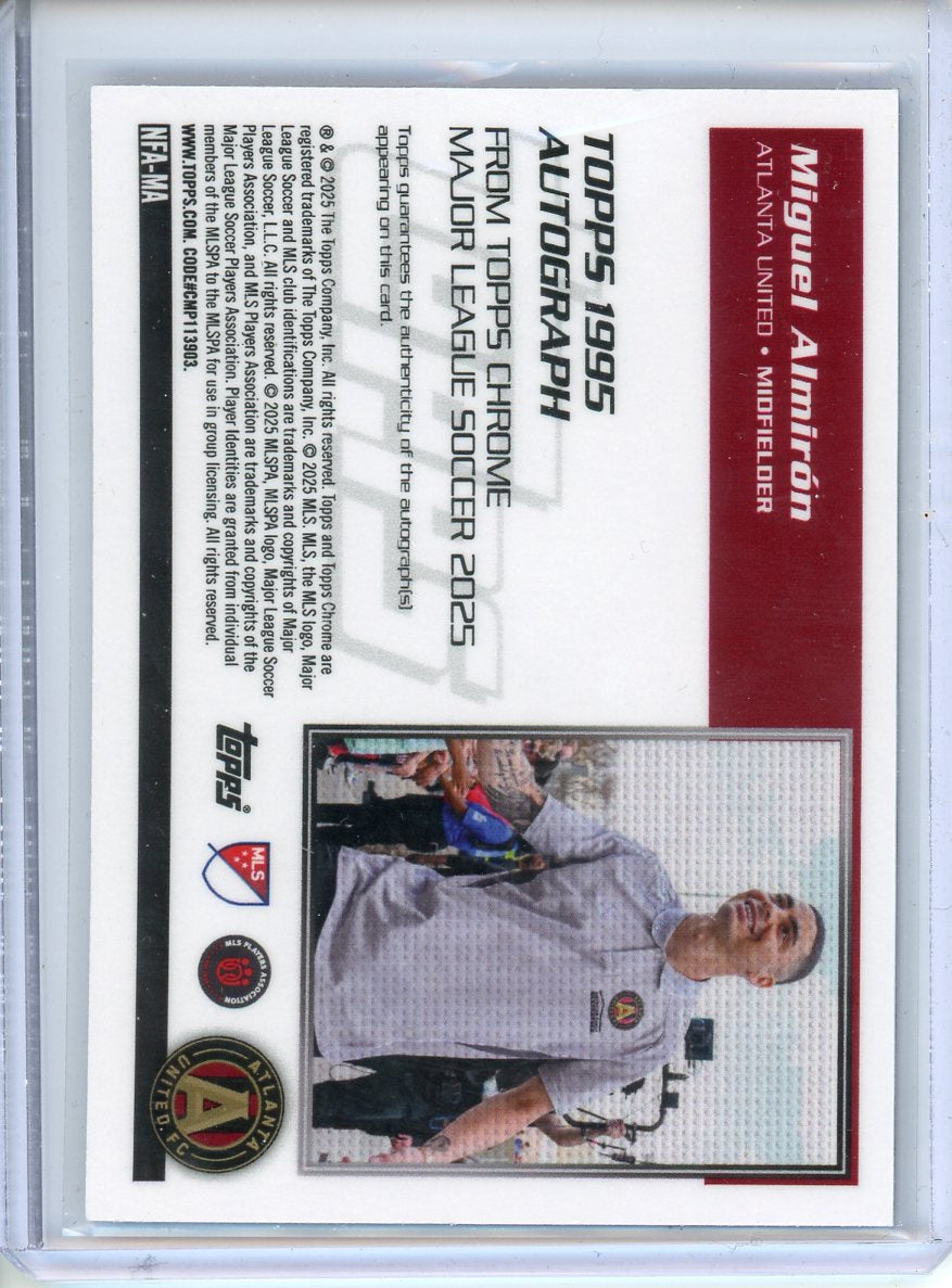 2025 Topps Chrome MLS Miguel Almiron 1995 Auto /75