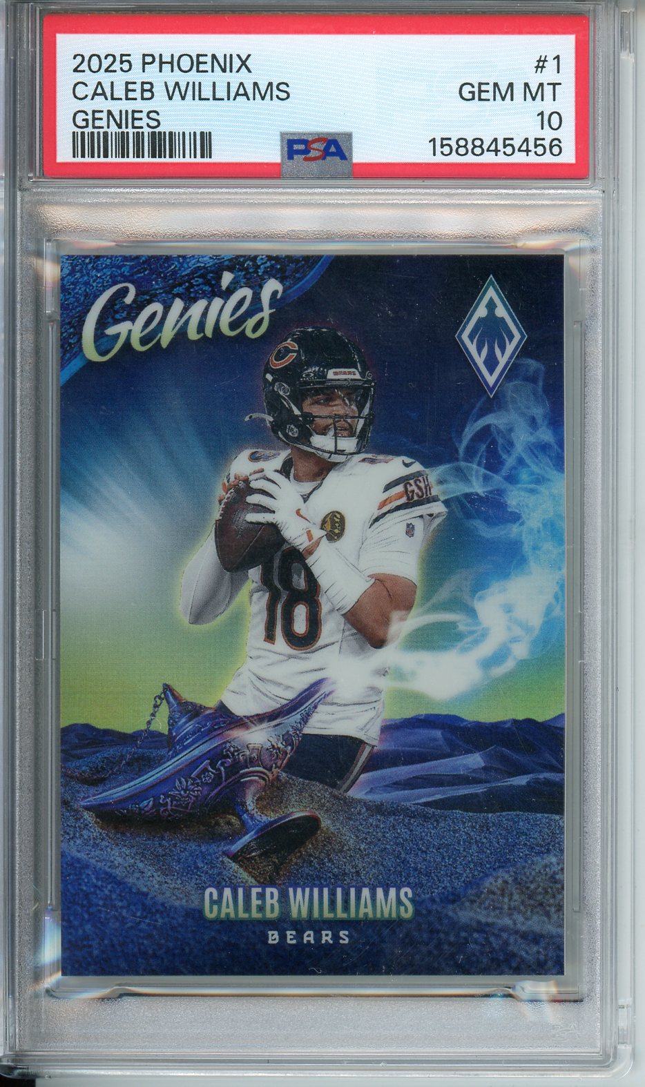 2025 Phoenix Caleb Williams Genies #1 PSA 10