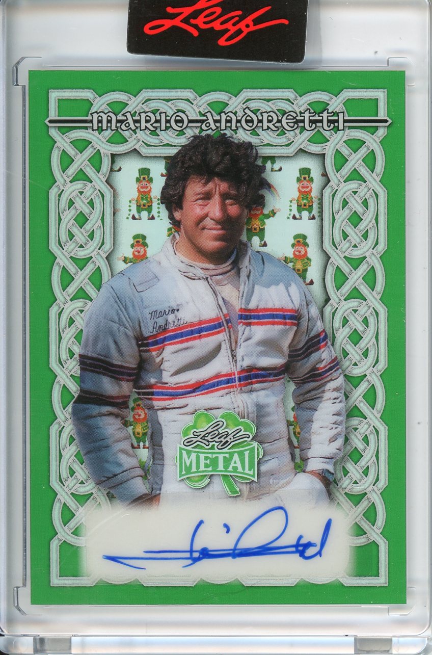2026 Leaf Metal St. Patrick's Day Mario Andretti Auto /10