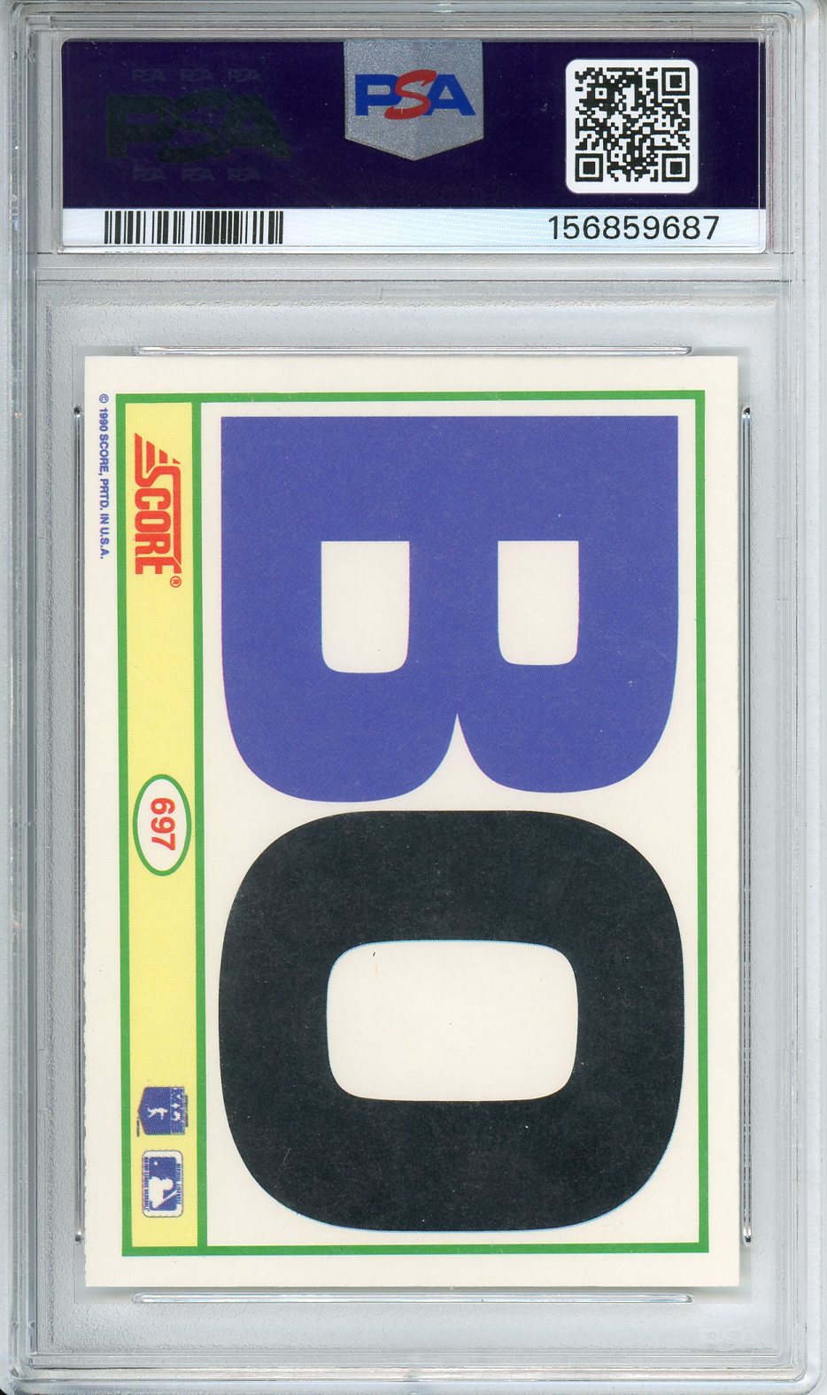 1990 Score Bo Jackson #697 PSA 10