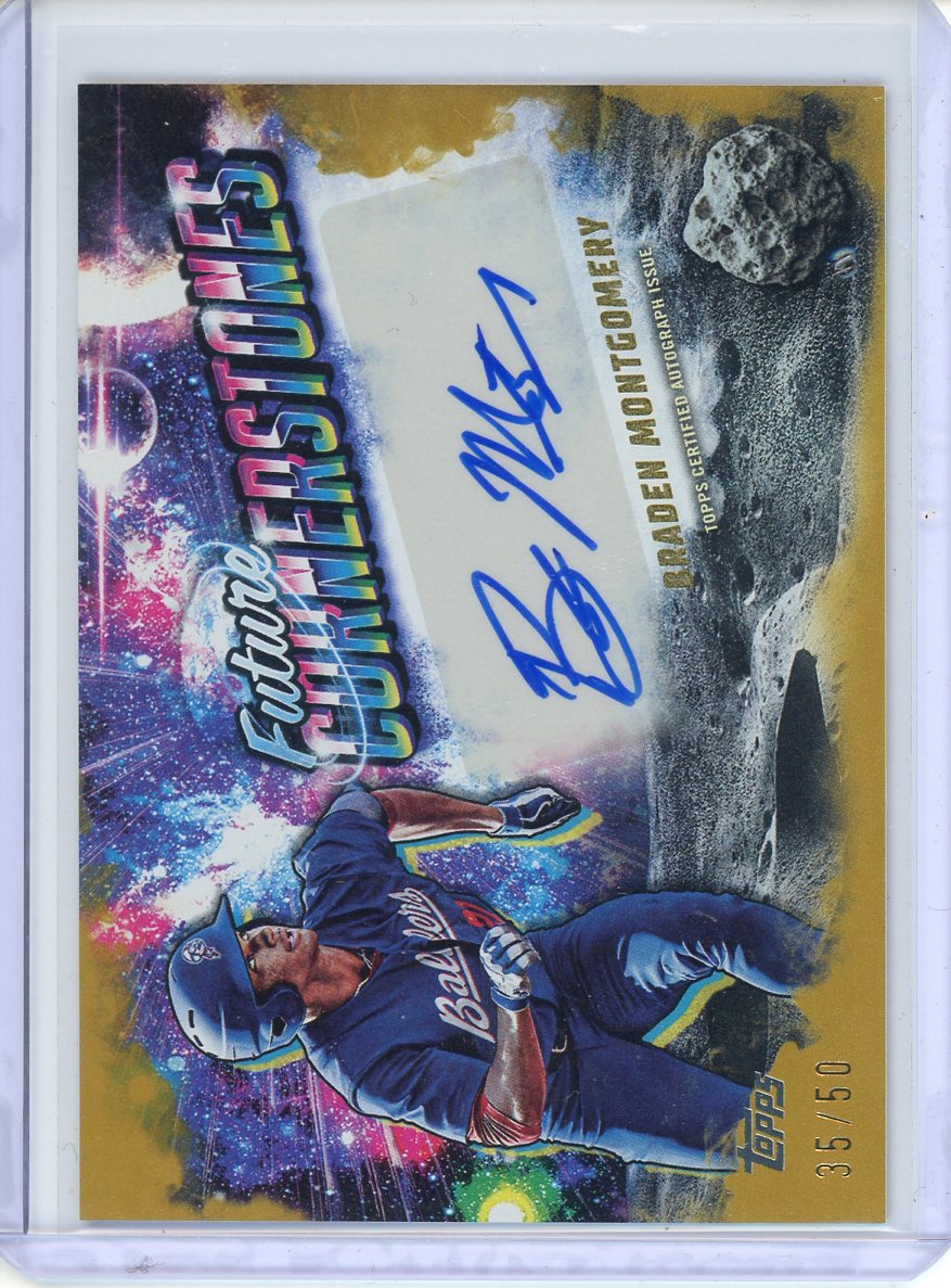 2025 Braden Montgomery Topps Pro Debut Baseball auto # 35/50