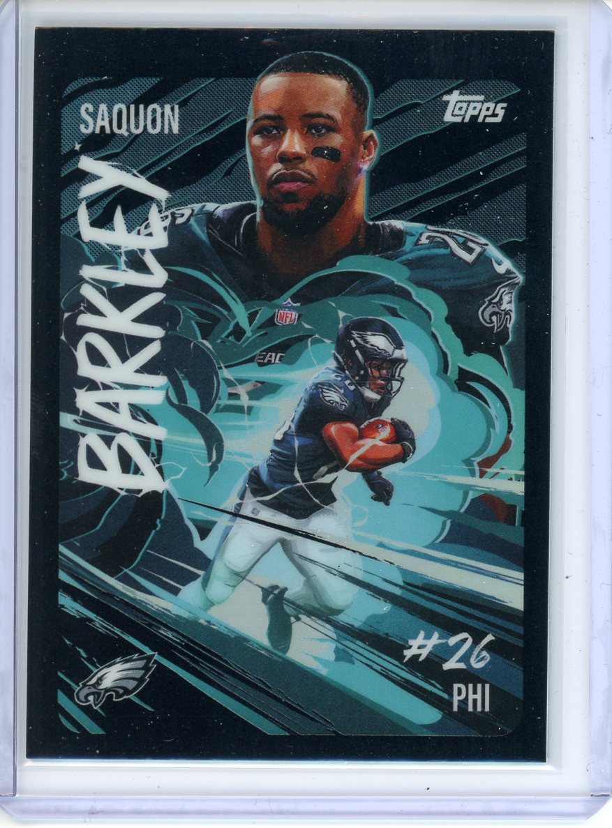 2025 Topps Chrome Saquon Barkley Ultra Violet #UV-20