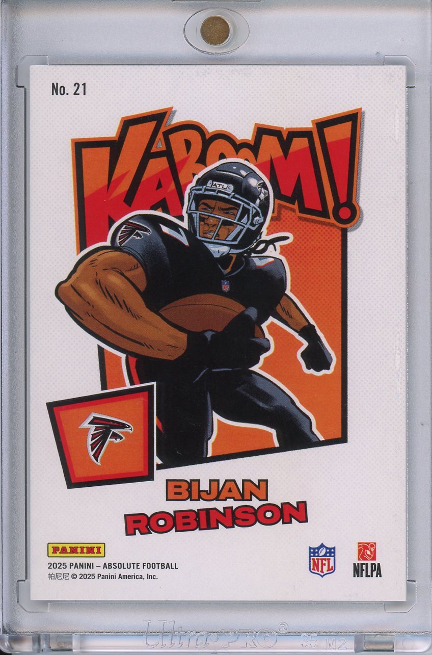 2025 Panini Absolute Bijan Robinson #21 KABOOM!