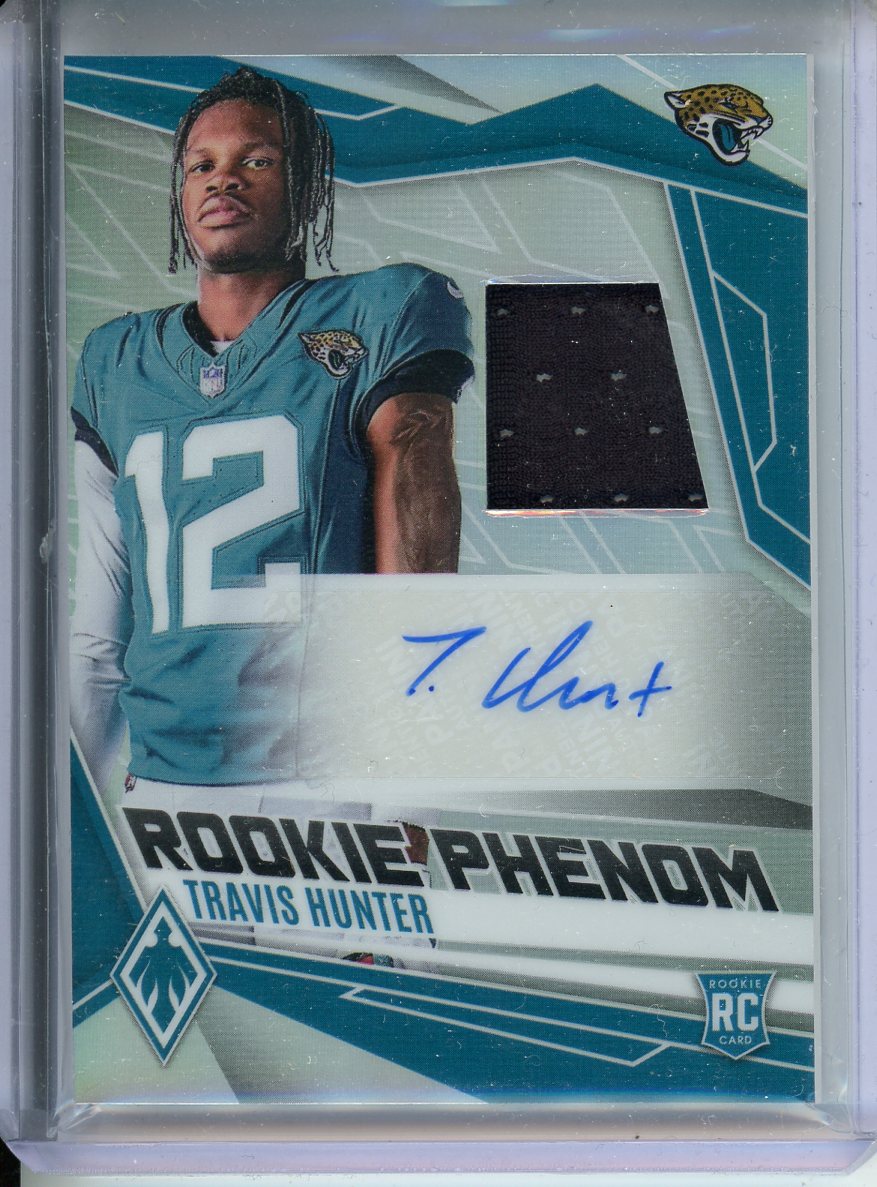2025 Panini Phoenix Football Travis Hunter Rookie Phenom RPA /149 RPJ-THR
