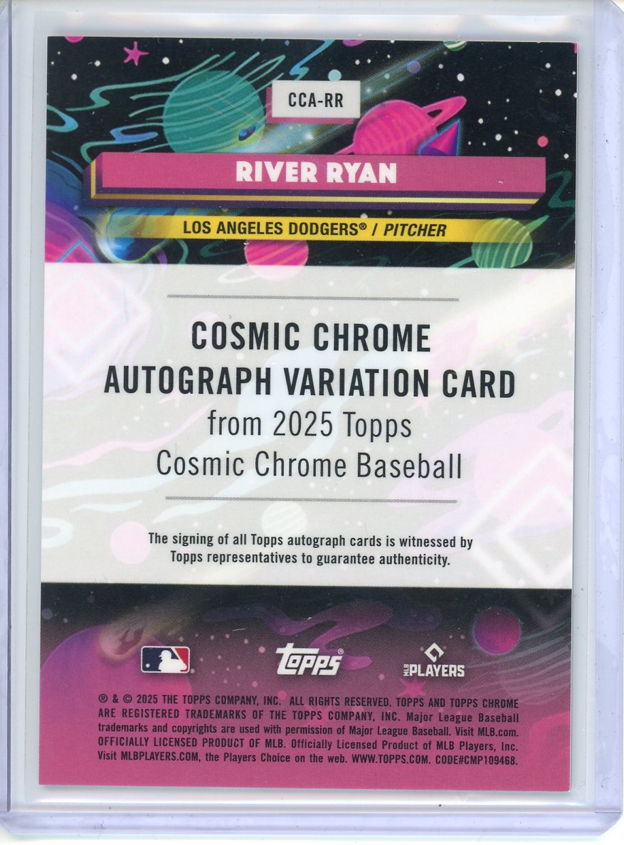 2025 Topps Cosmic River Ryan Autograph CCA-RR