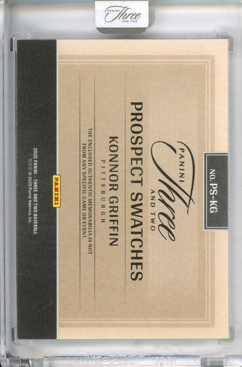 Panini Three and Two Konnor Griffin Patch 06/25 PS-KG