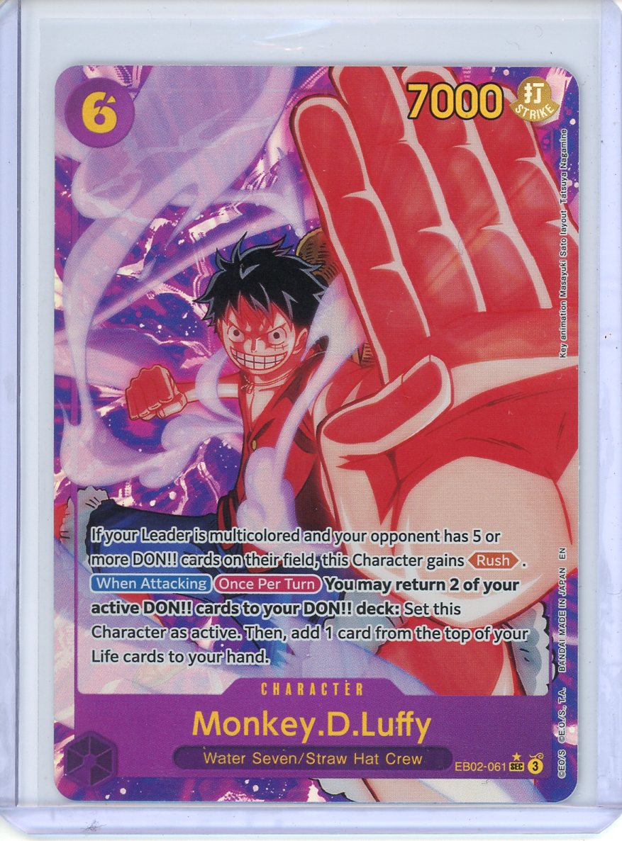 One Piece Monkey. D. Luffy EB02-061 SEC Alt. Art