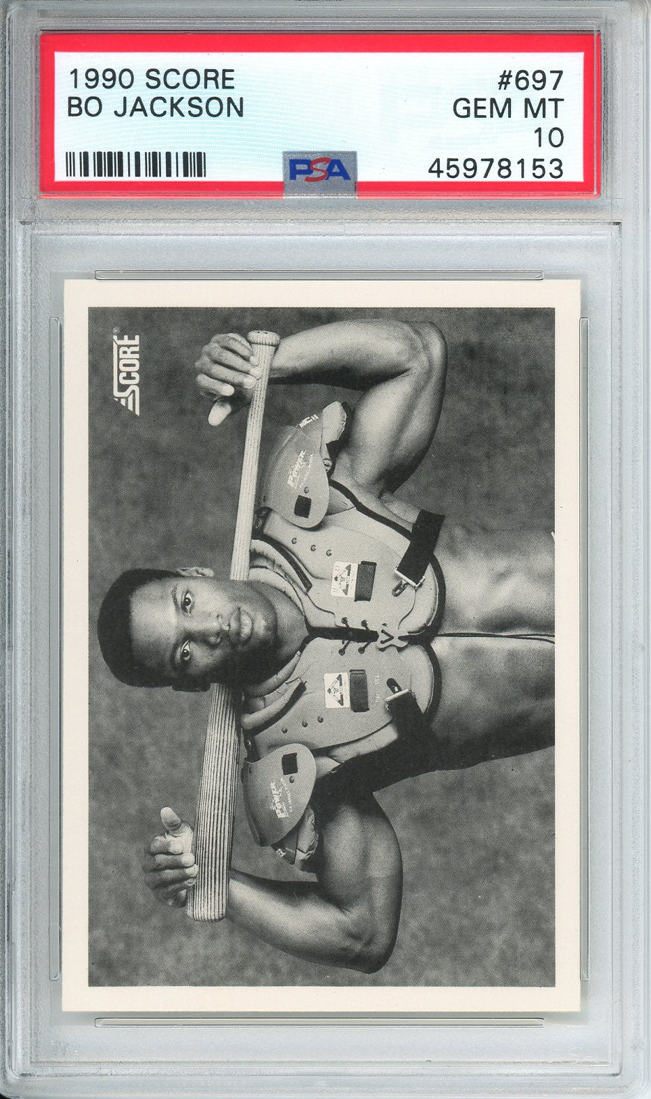 1990 Score Bo Jackson #697 PSA 10