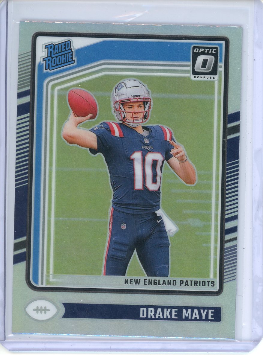 2024 Donruss Optic Drake Maye Rated Rookie Silver No. 229