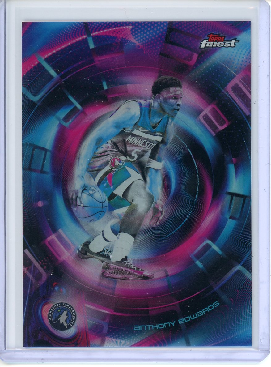 2025-26 Topps Finest Pulse #P-2 Anthony Edwards Timberwolves