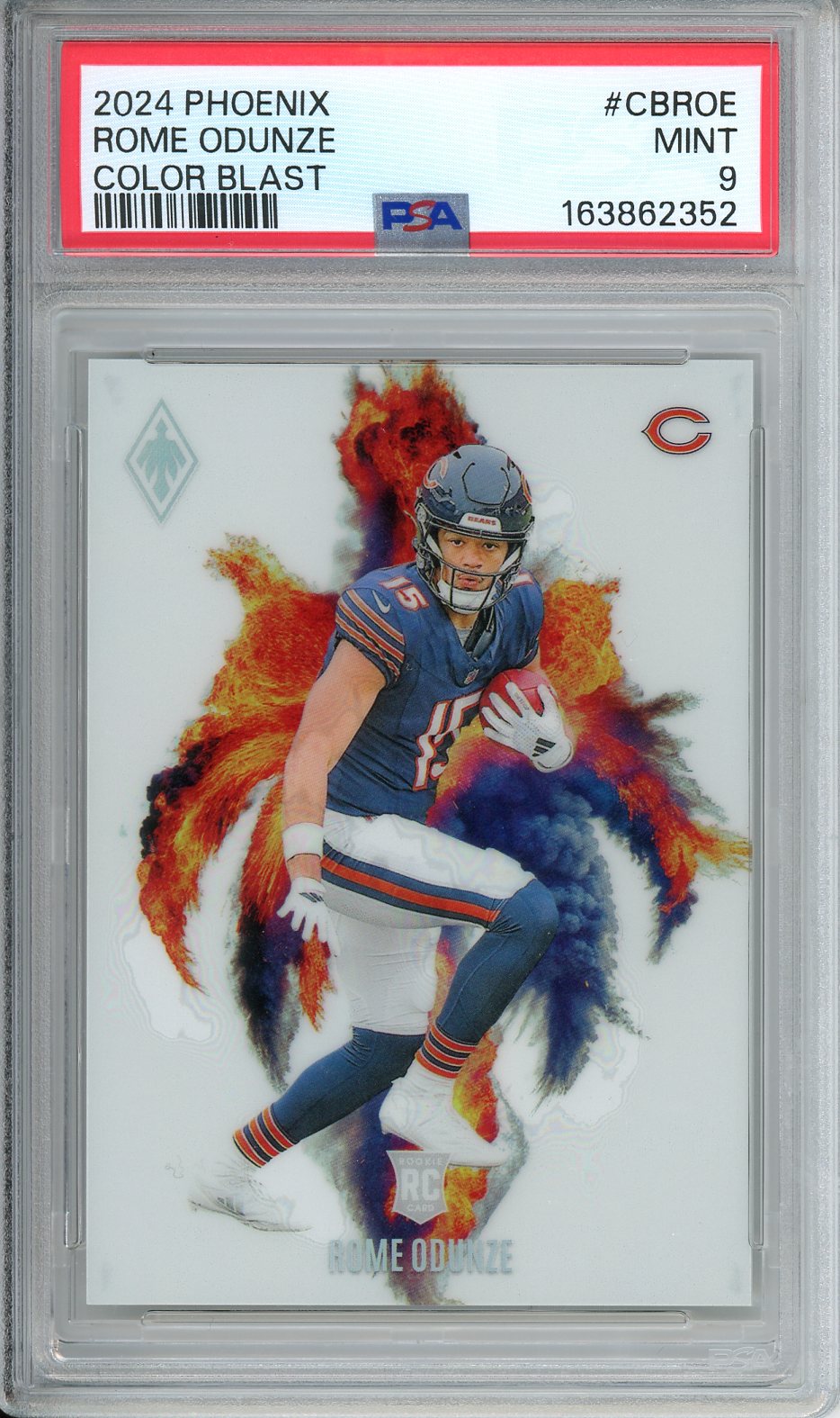 2024 Phoenix Rome Odunze Color Blast #CBROE PSA 9