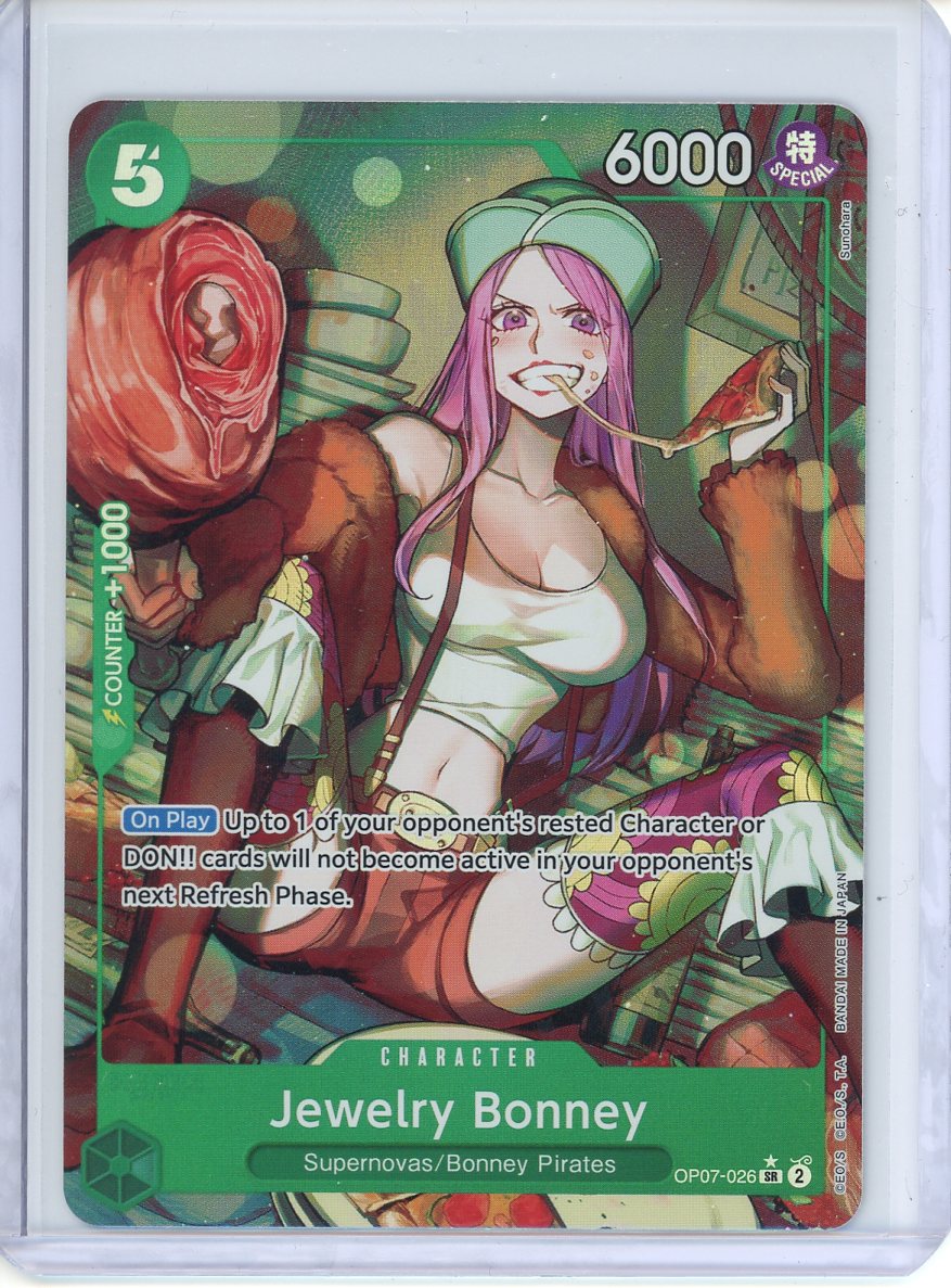 Jewelry Bonney (Parallel) 500 Years in the Future OP07-026 Super Rare