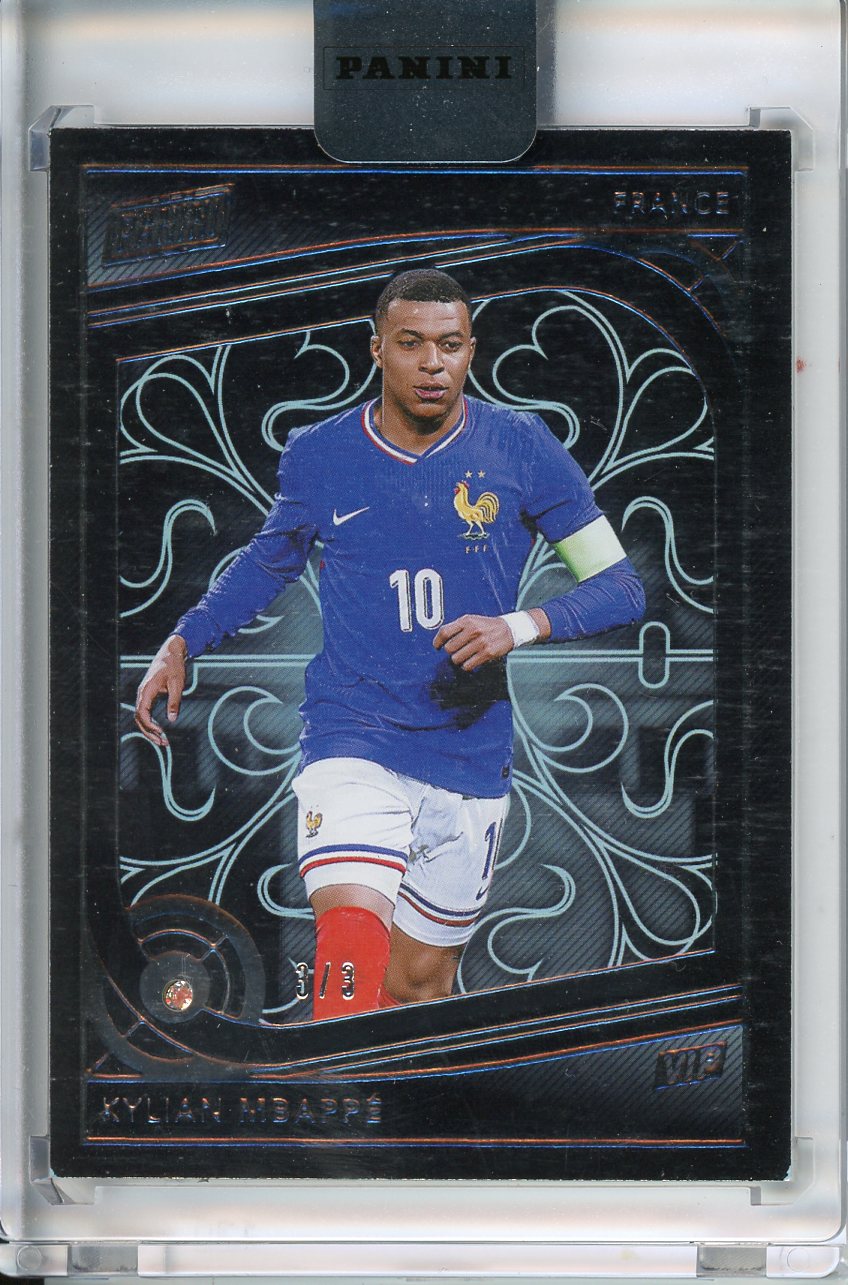 2024 Panini The National VIP Kylian Mbappe Diamond /3 No. KM
