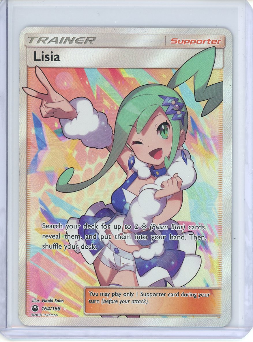 Lisia Pokemon Card (Celestial Storm 164/168) Full Art - MP