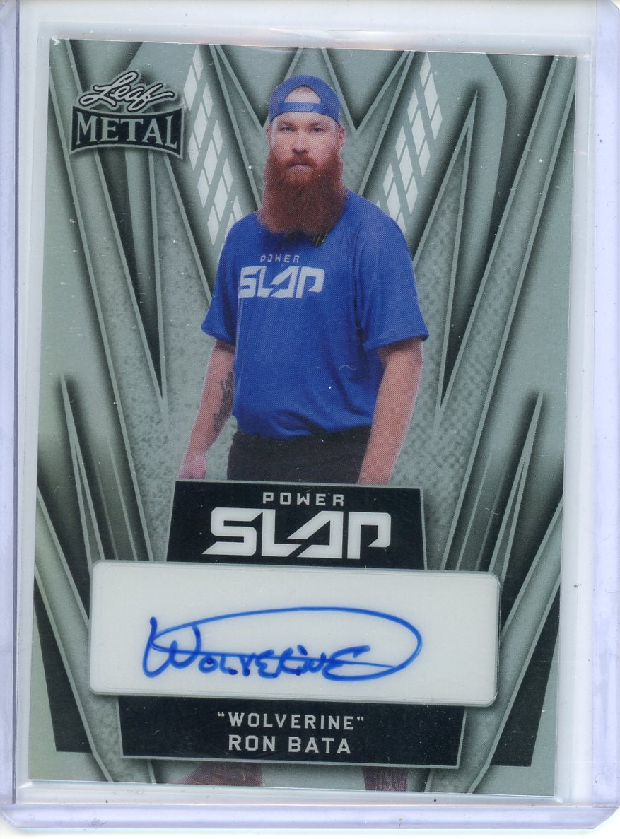 2025 Leaf Metal Power Slab "Wolverine" Ron Bata Refracror Auto /49