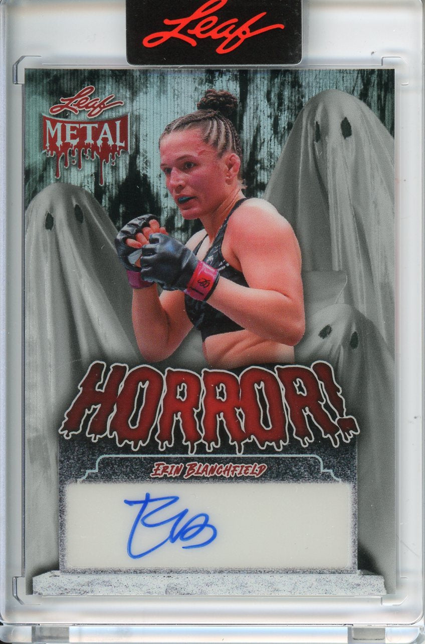 2025 Wild Card Metal Halloween Erin Blanchfield Autograph 1/1