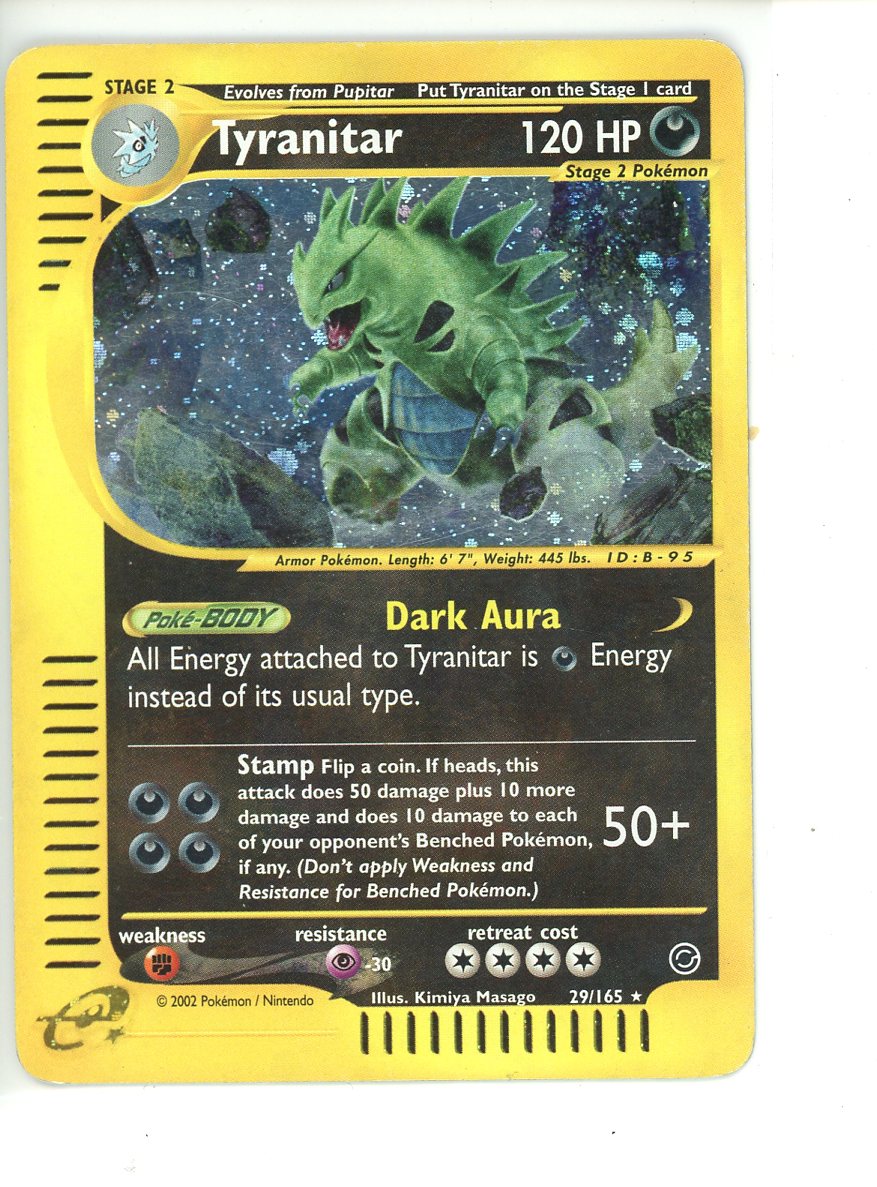 Tyranitar -  Expedition 29/165 HP