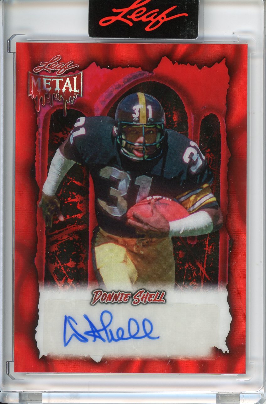 2025 Wild Card Metal Halloween Donnie Shell Autograph 5/13
