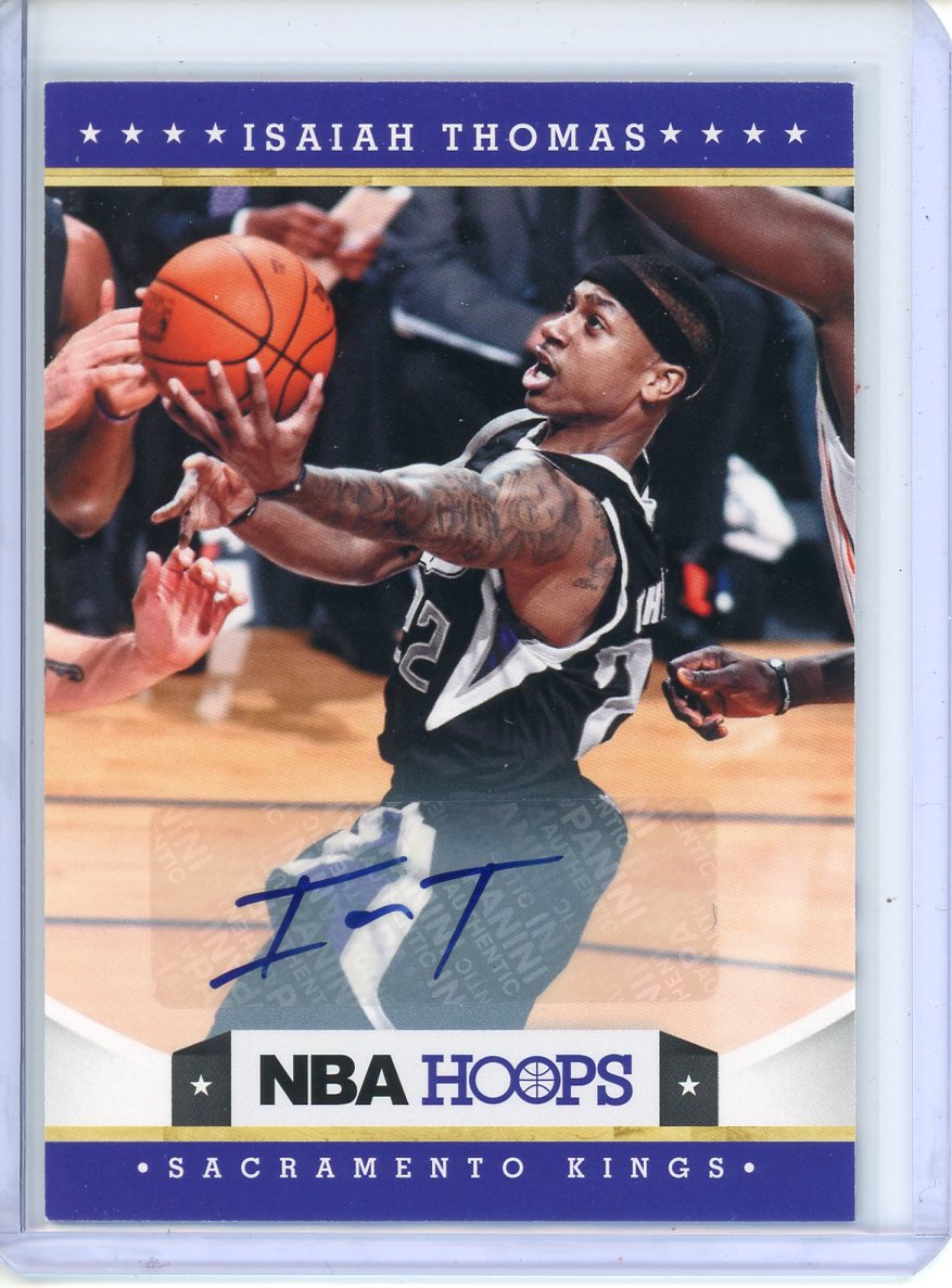 2012-13 Panini NBA Hoops Isaiah Thomas RC #250 Auto