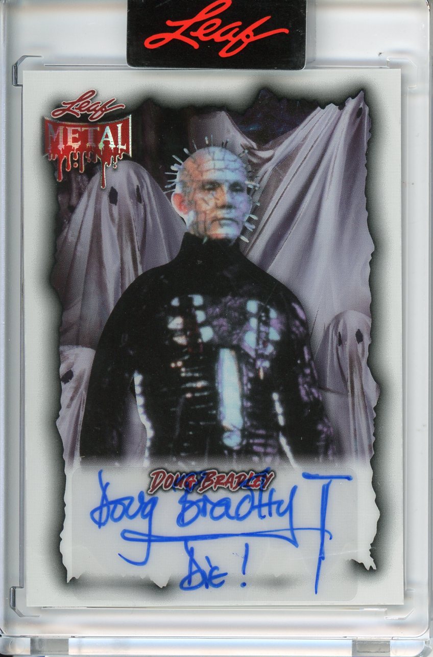 2025 Wild Card Metal Halloween Doug Bradley Autograph Inscription 1/5