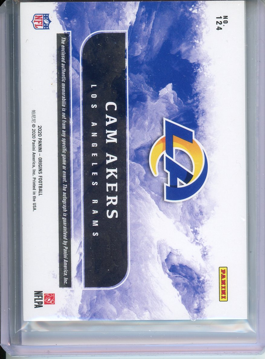 2020 Panini Origins Cam Akers RPA /25 No. 124