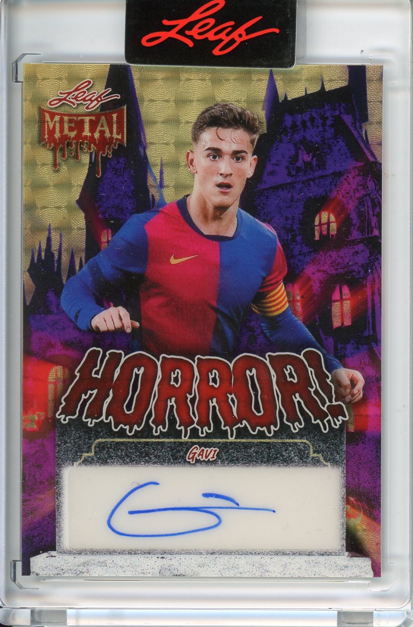 2025 Wild Card Metal Halloween Gavi Autograph 1/1