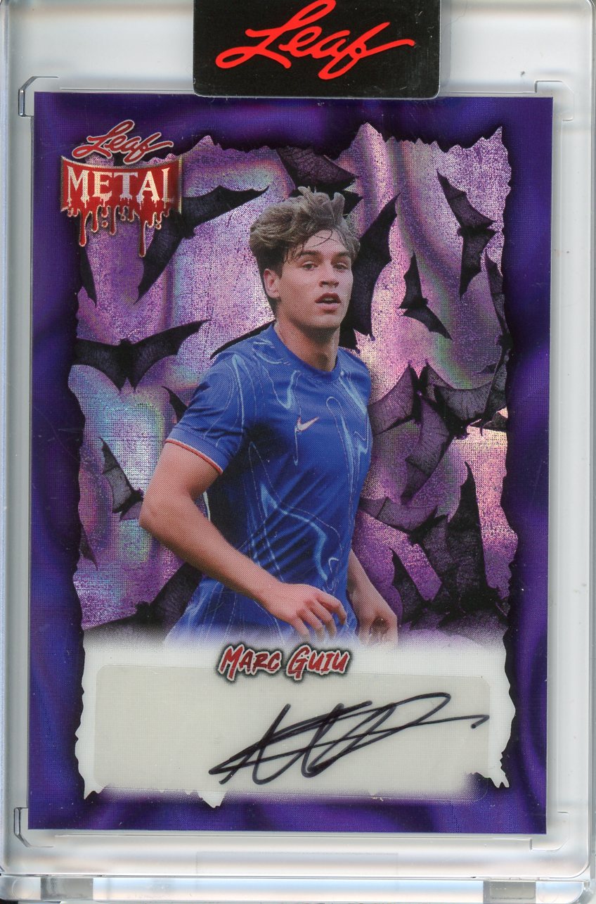 2025 Wild Card Metal Halloween Marc Guiu Autograph 1/1
