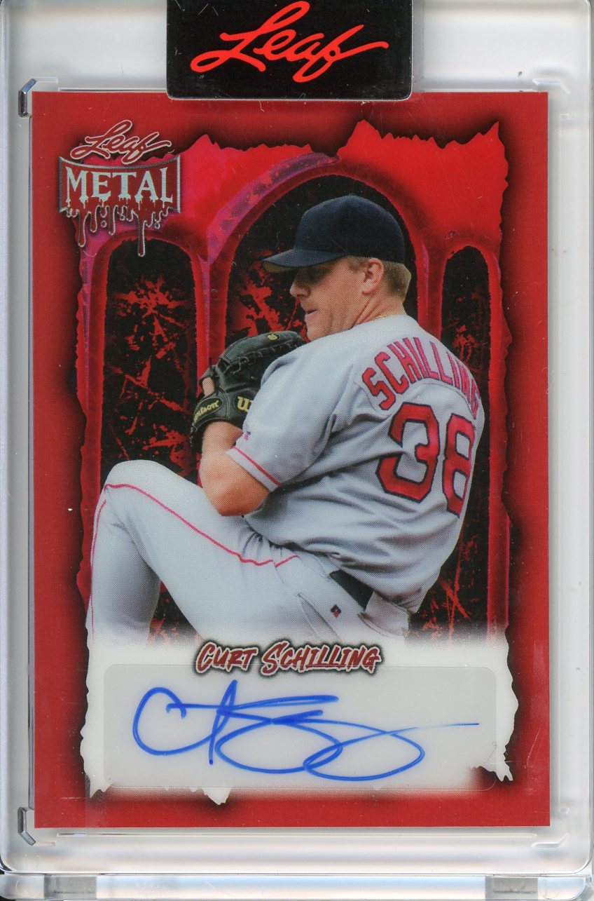 2025 Wild Card Metal Halloween Curt Schilling Autograph 10/13