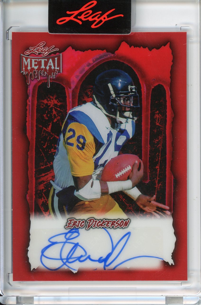 2025 Wild Card Metal Halloween Eric Dickerson Autograph 9/13
