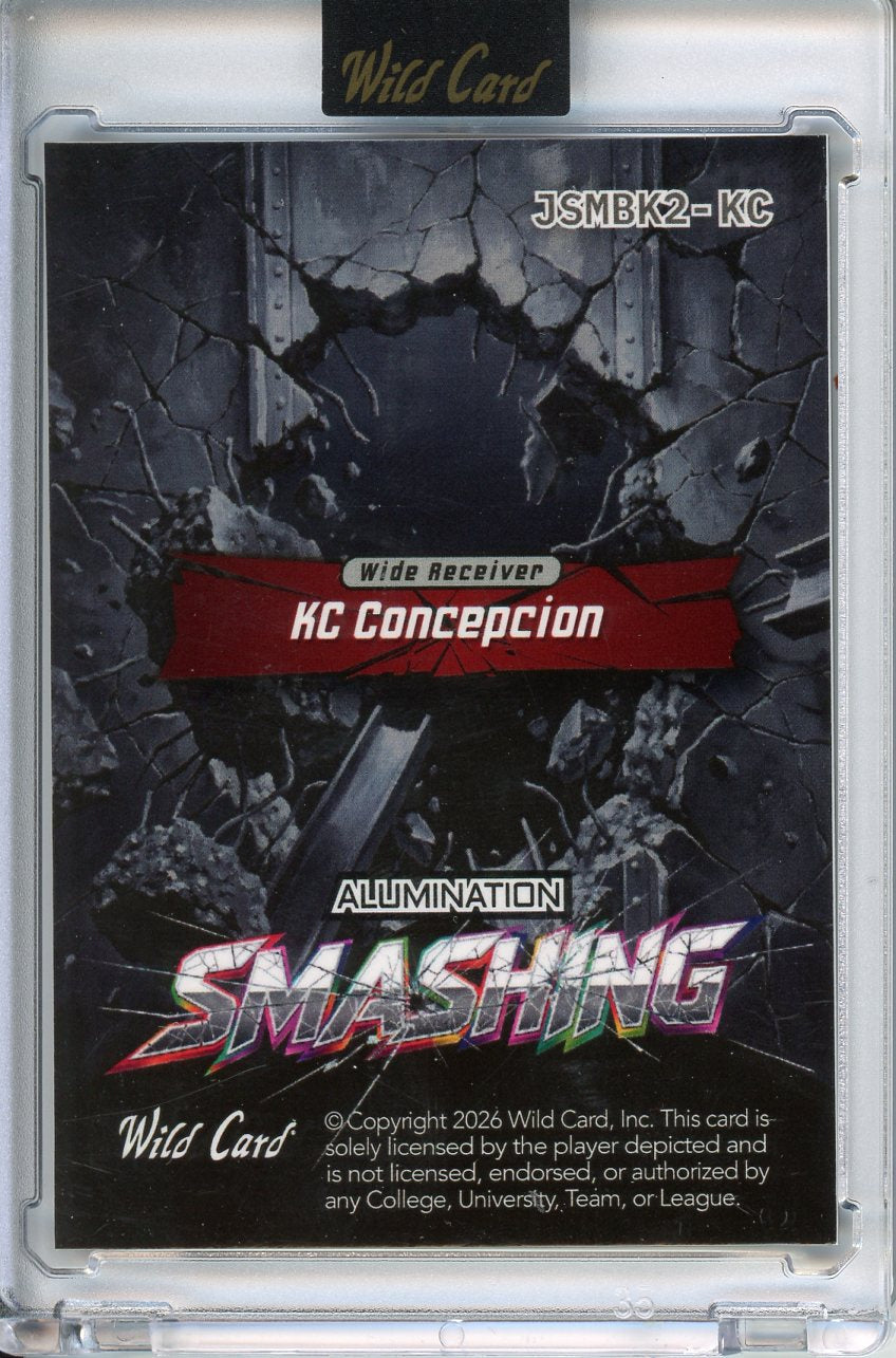 2026 Wild Card Just the Hits KC Concepcion Smashing 1/1 Rookie
