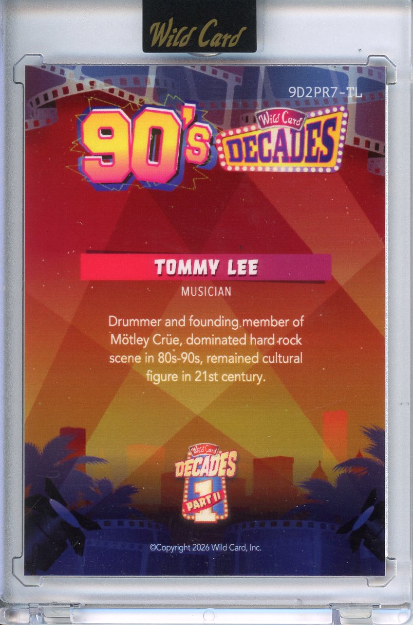 2025 Wild Card Decades 90s Tommy Lee 1/1 Purple