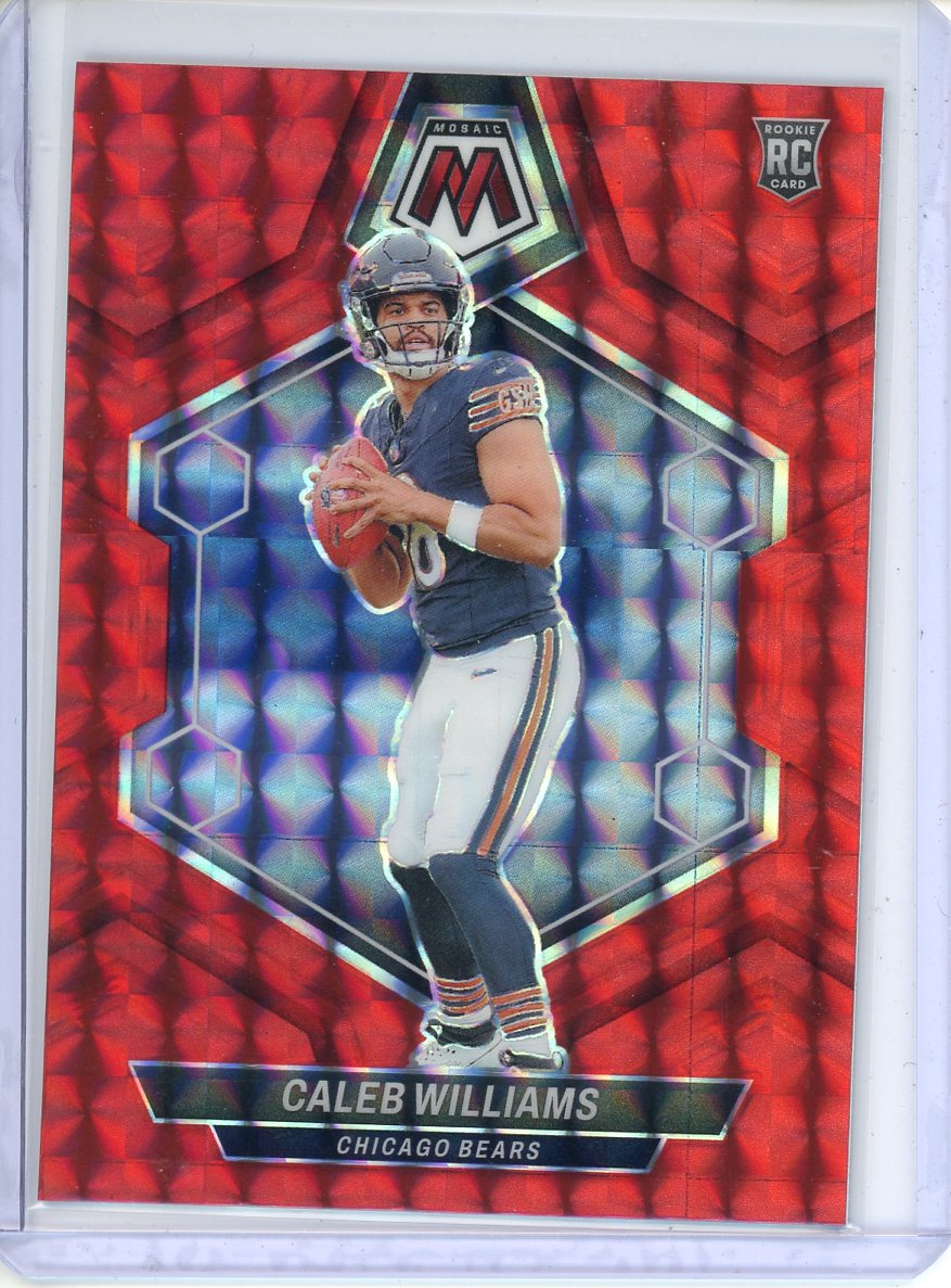 2024 Panini Mosiac Caleb Williams Red Mosaic #301