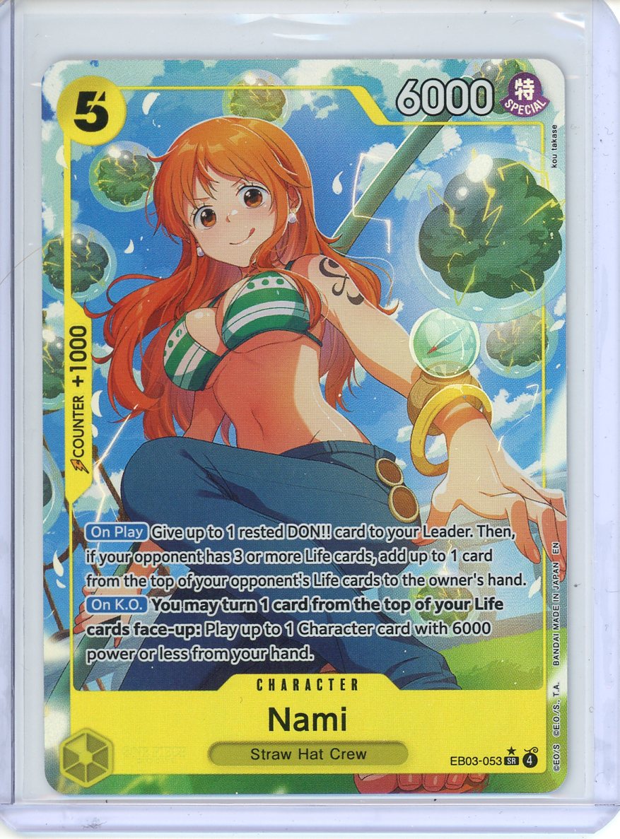 One Piece Nami EB03-053 SR