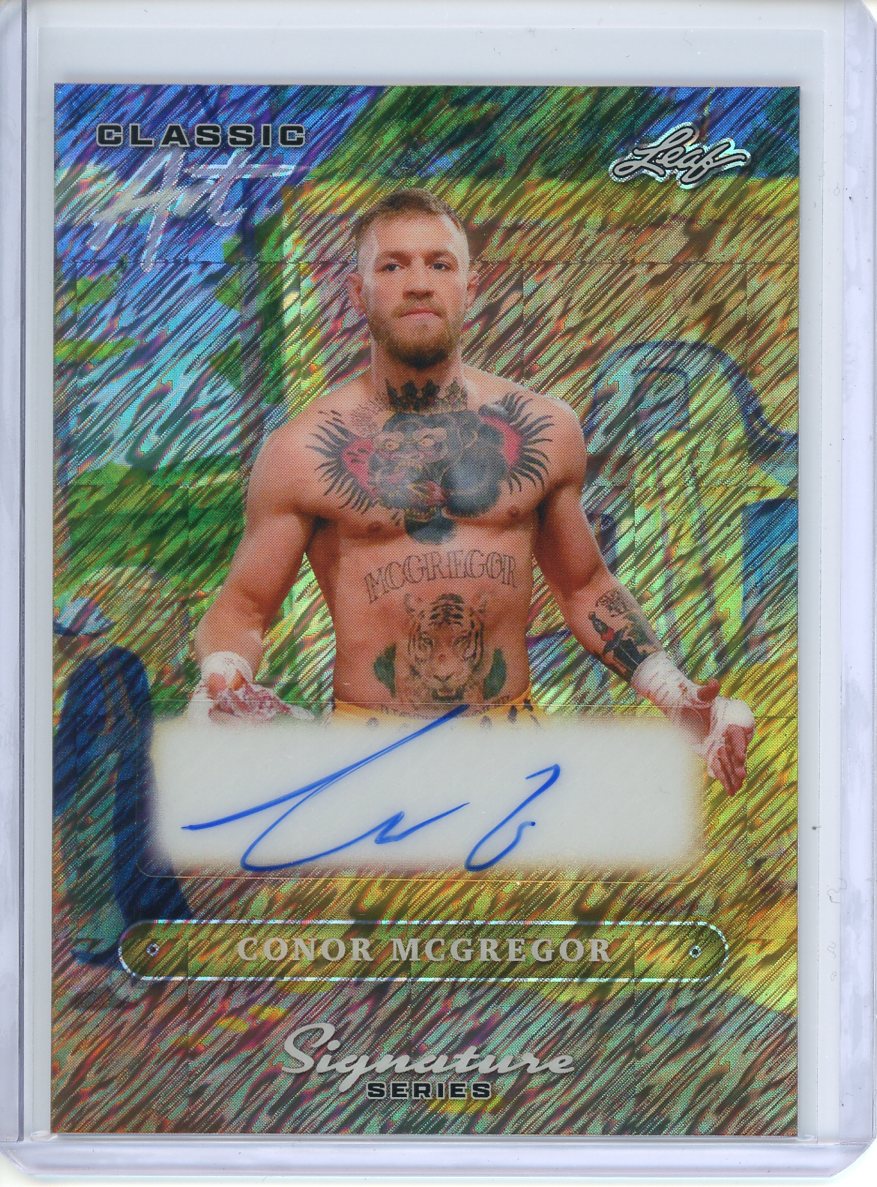 2025 Leaf Signature Series Conor McGregor #CA-CMG Classic Art Auto 1/1