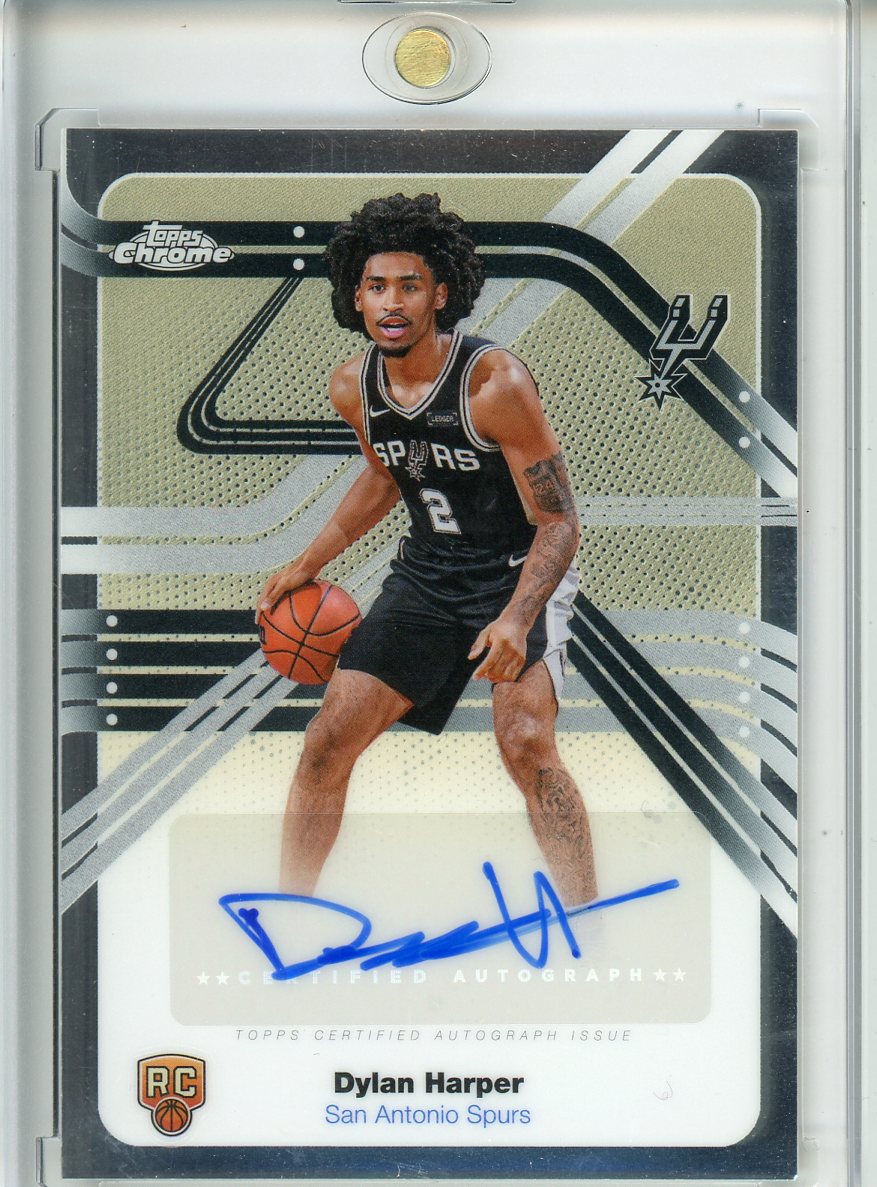 2025-26 Topps Chrome Dylan Harper Next Stop Signatures Auto NS-DH