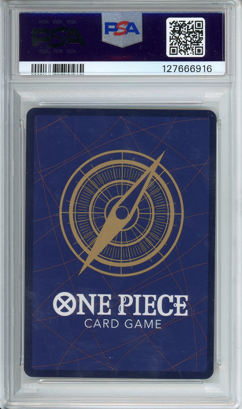 One Piece Gum-Gum Red Roc Alt Art PRB01 OP4-56 PSA 10