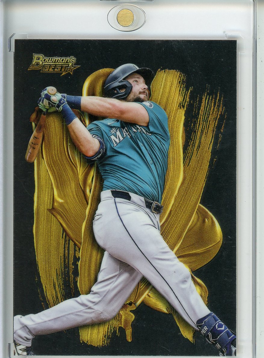 2025 Bowman Best Cal Raleigh Strokes of Gold SG-14