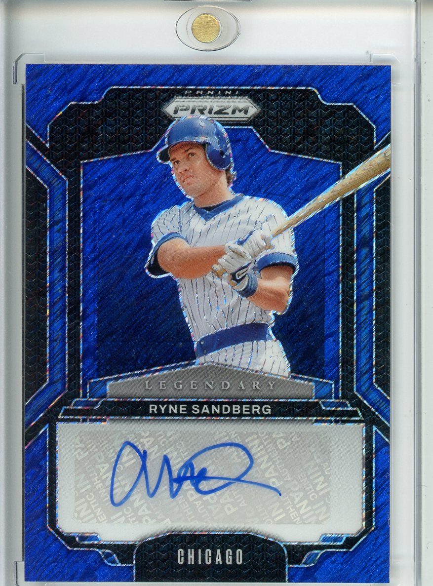 2025 Panini Prizm Ryne Sandberg Autograph 7/8