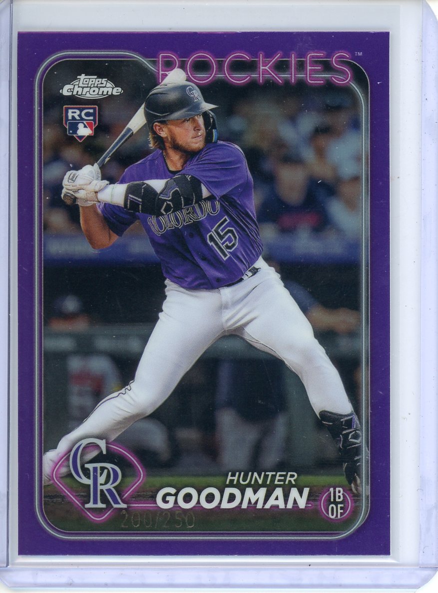 2024 Topps Chrome Hunter Goodman 200/250