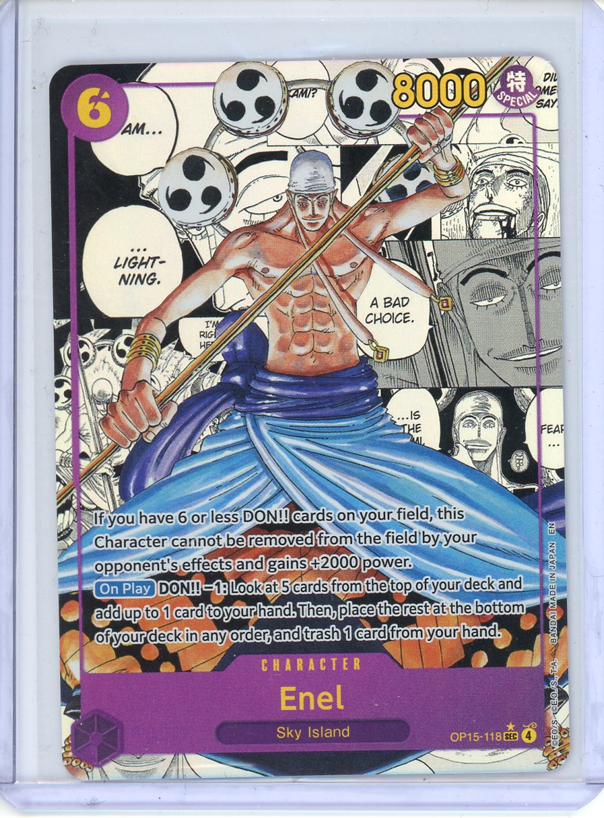 One Piece Enel Manga OP15-118