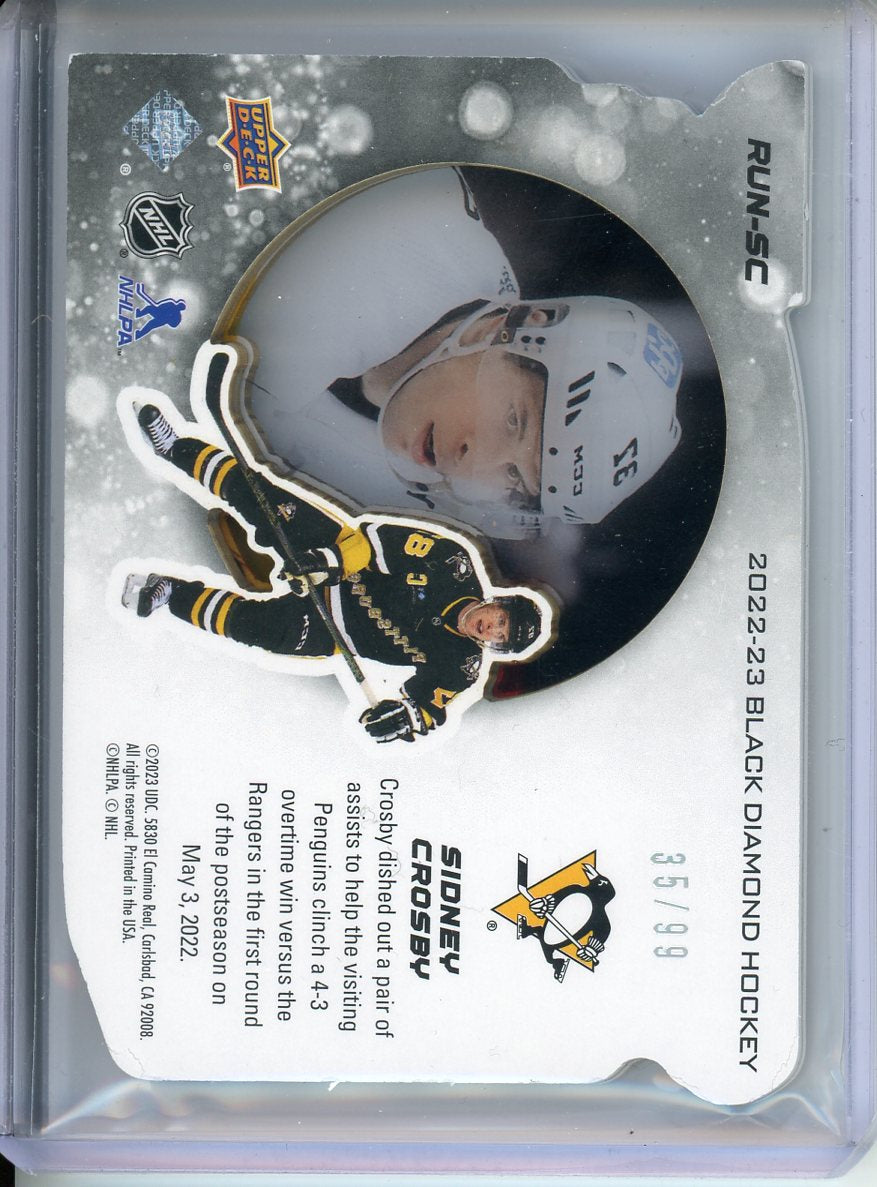 2023 Upper Deck Black Diamond Hockey Sidney Crosby Run for the Cup /99