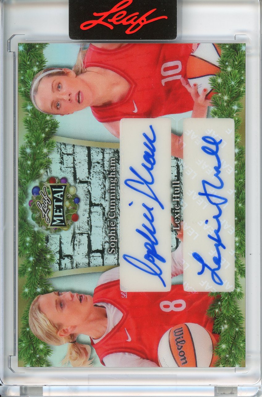 2025 Leaf Metal Holiday Lexie Hull Sophie Cunningham Dual Auto /5 DA-35