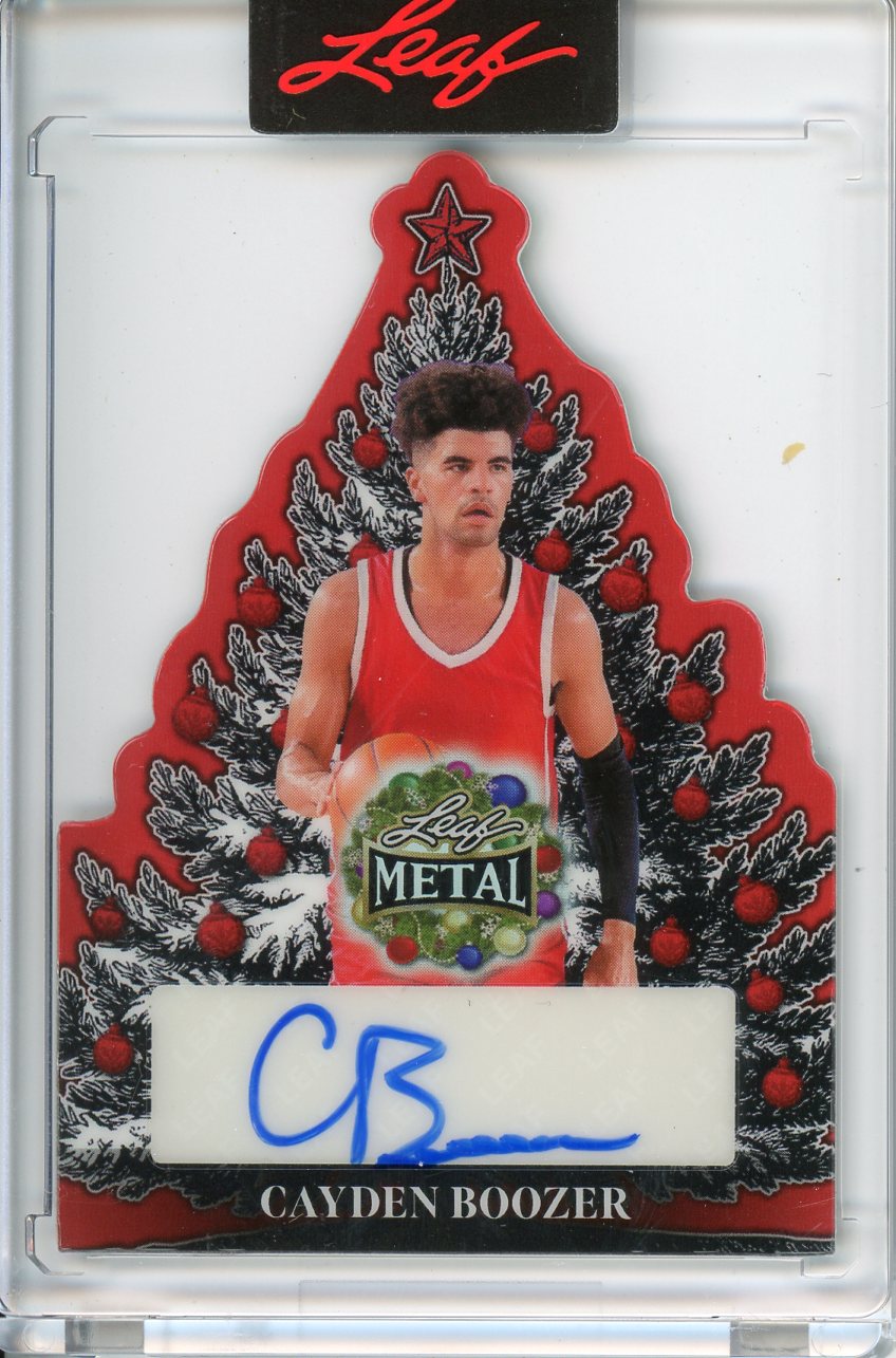 2025 Leaf Metal Holiday Cayden Boozer Christmas Tree Auto /2