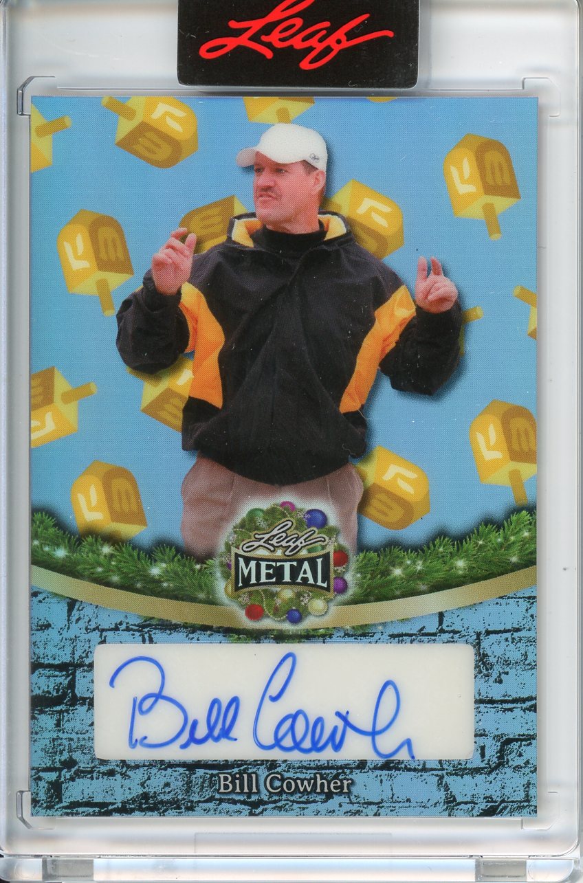 2025 Leaf Metal Holiday Bill Cowher Auto /3